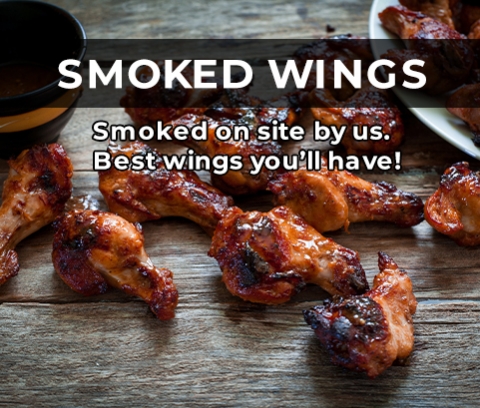 Chicken Wings, Smoked On Site